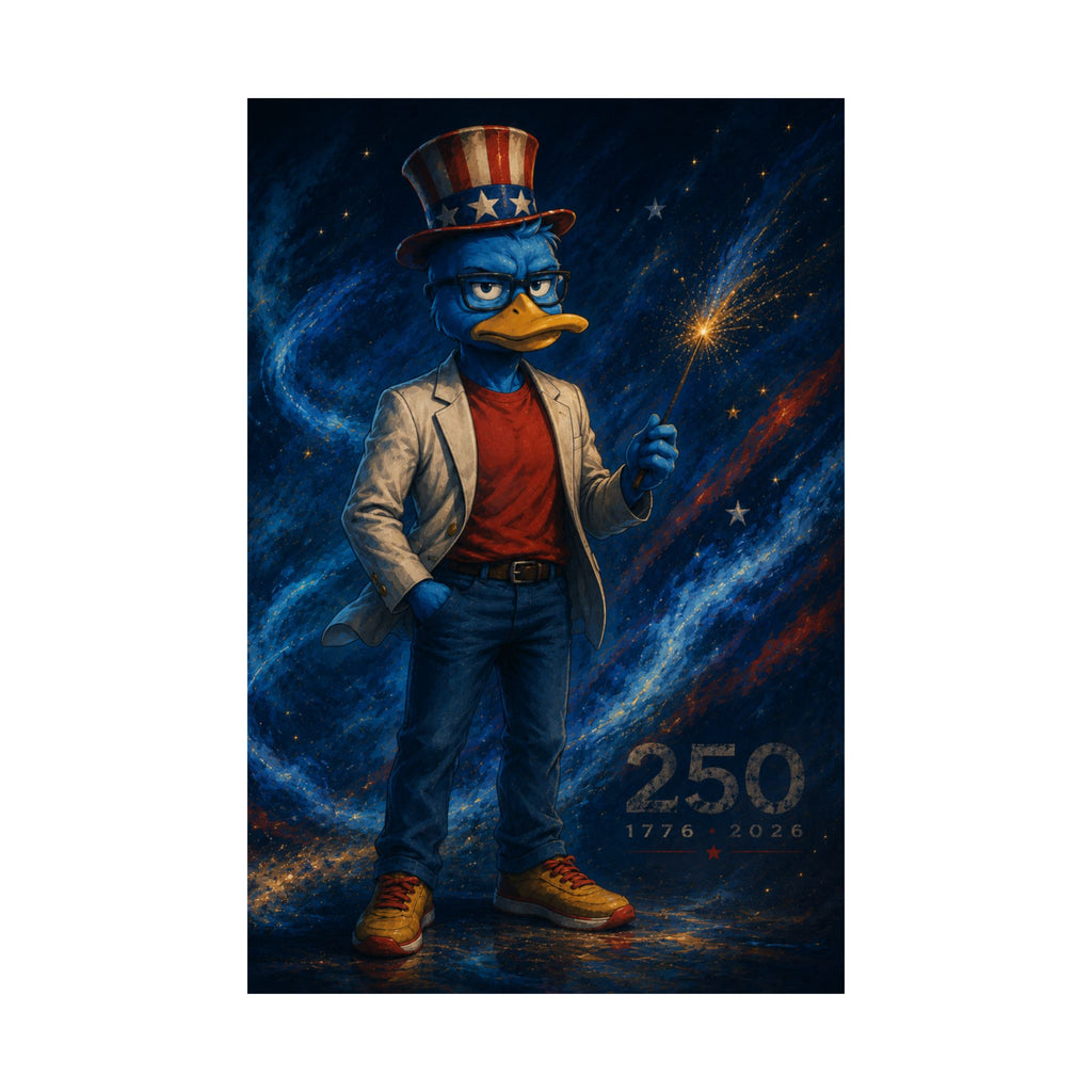 250 Years Forward - 1776–2026: Americana Anniversary Poster