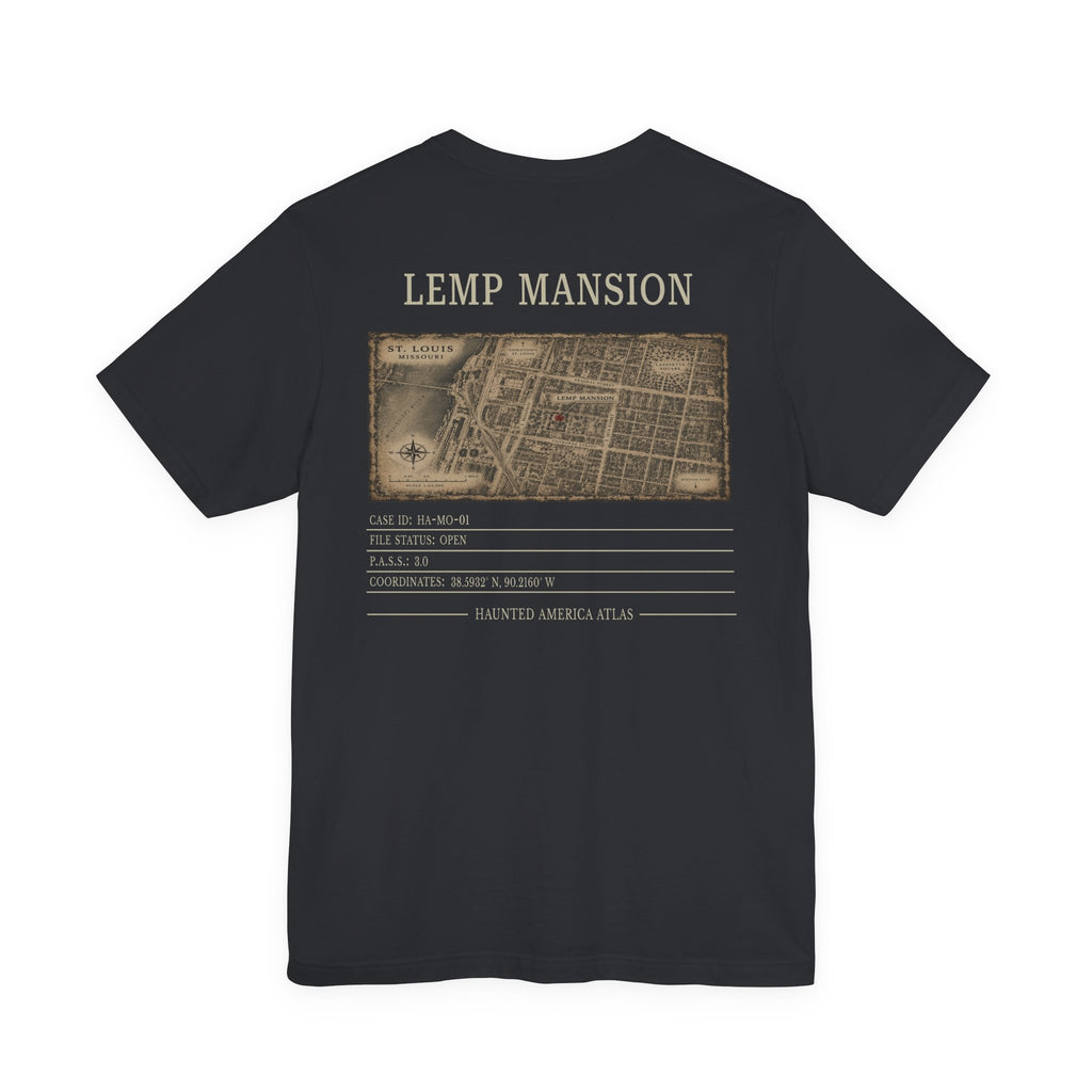 Lemp Mansion Dossier Tee | Haunted America Edition A