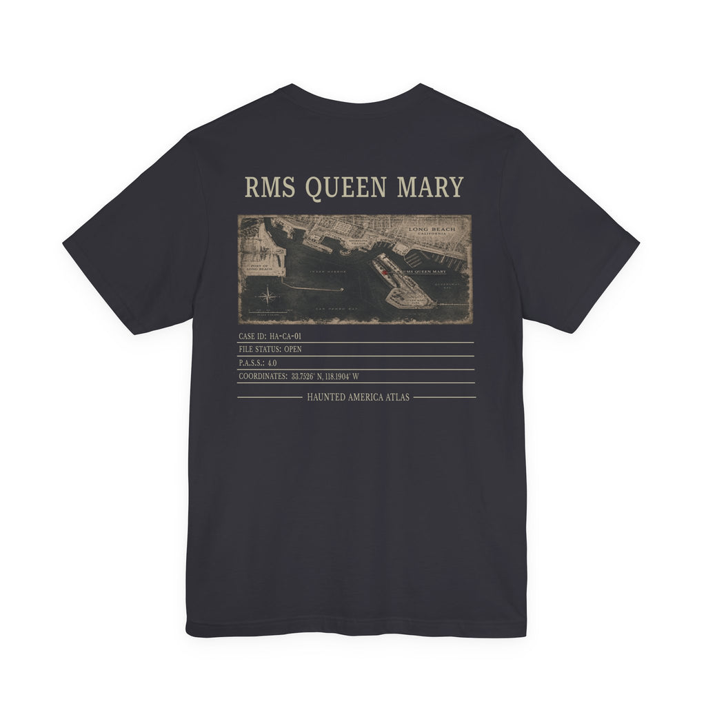 RMS Queen Mary Dossier Tee | Haunted America Edition A