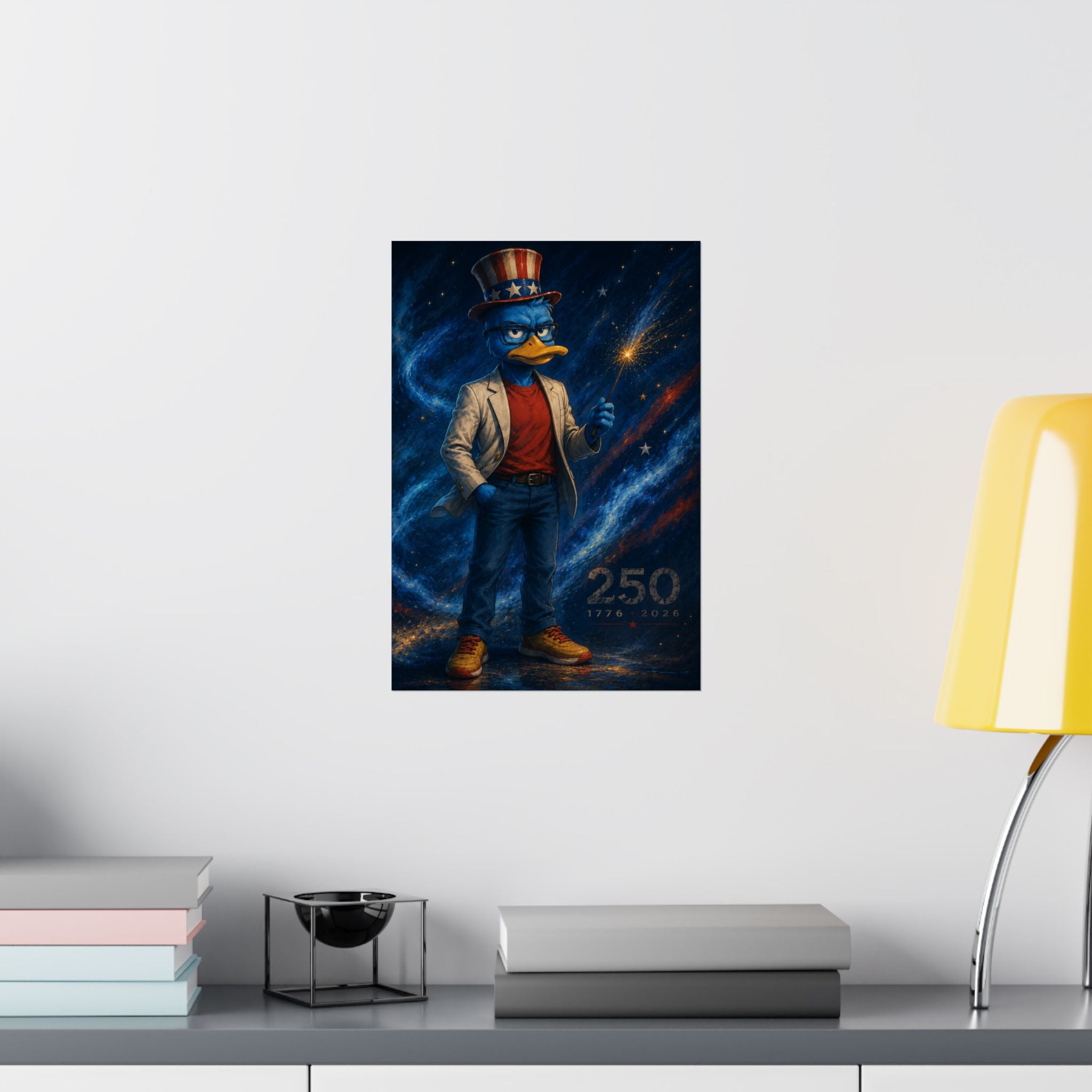 250 Years Forward - 1776–2026: Americana Anniversary Poster