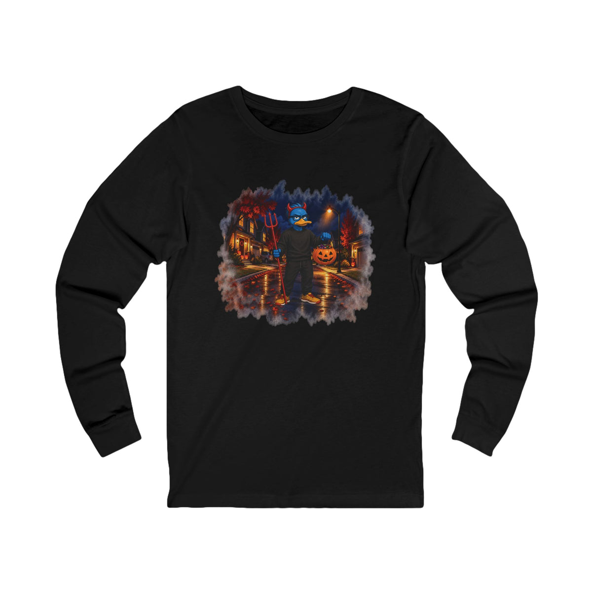 Spiceduck Halloween: Devil Costume Long Sleeve Tee