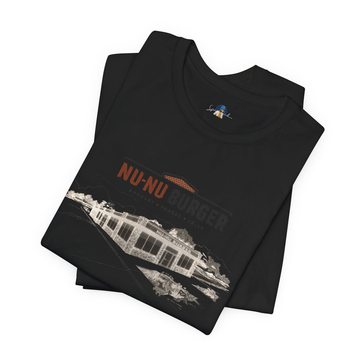 Nu-Nu Burger | Exterior Architectural Draft Tee
