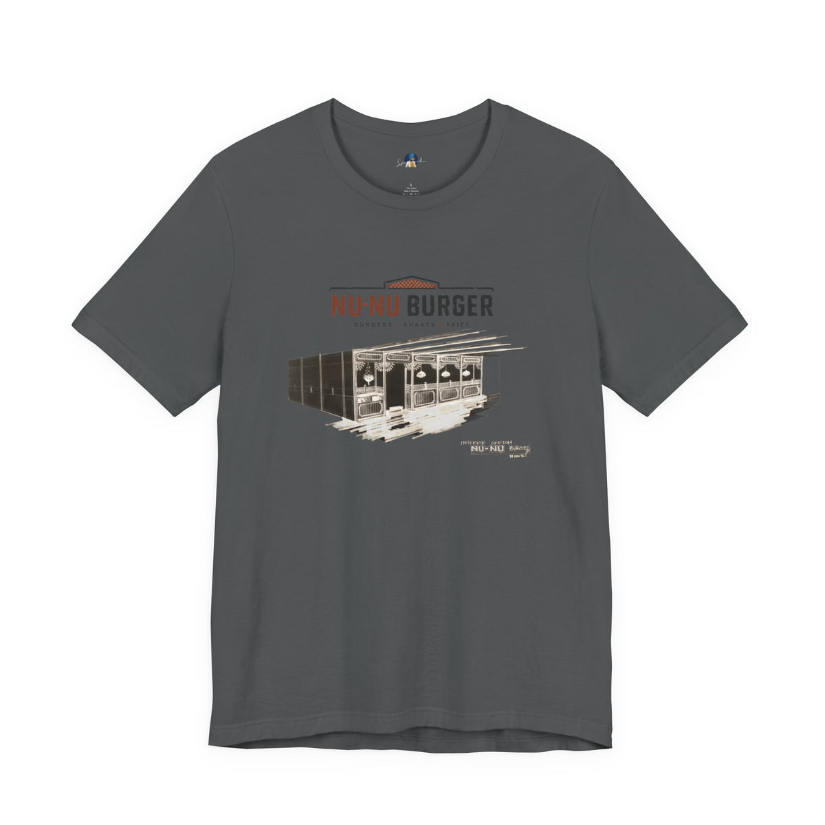 Nu-Nu Burger | Interior Architectural Draft Tee