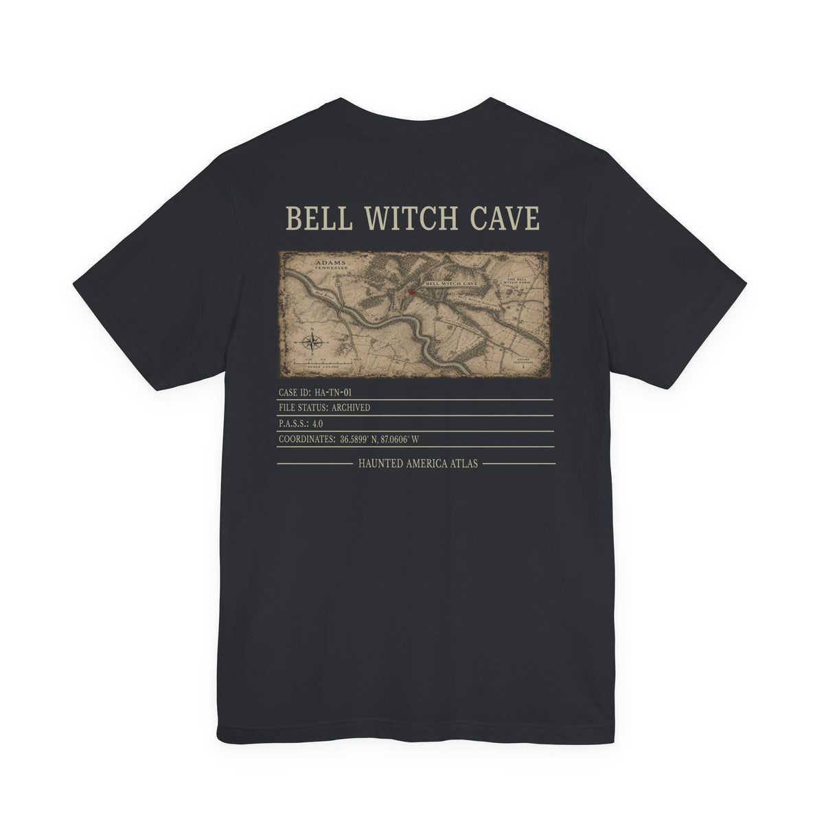 Bell Witch Cave Dossier Tee | Haunted America Edition A