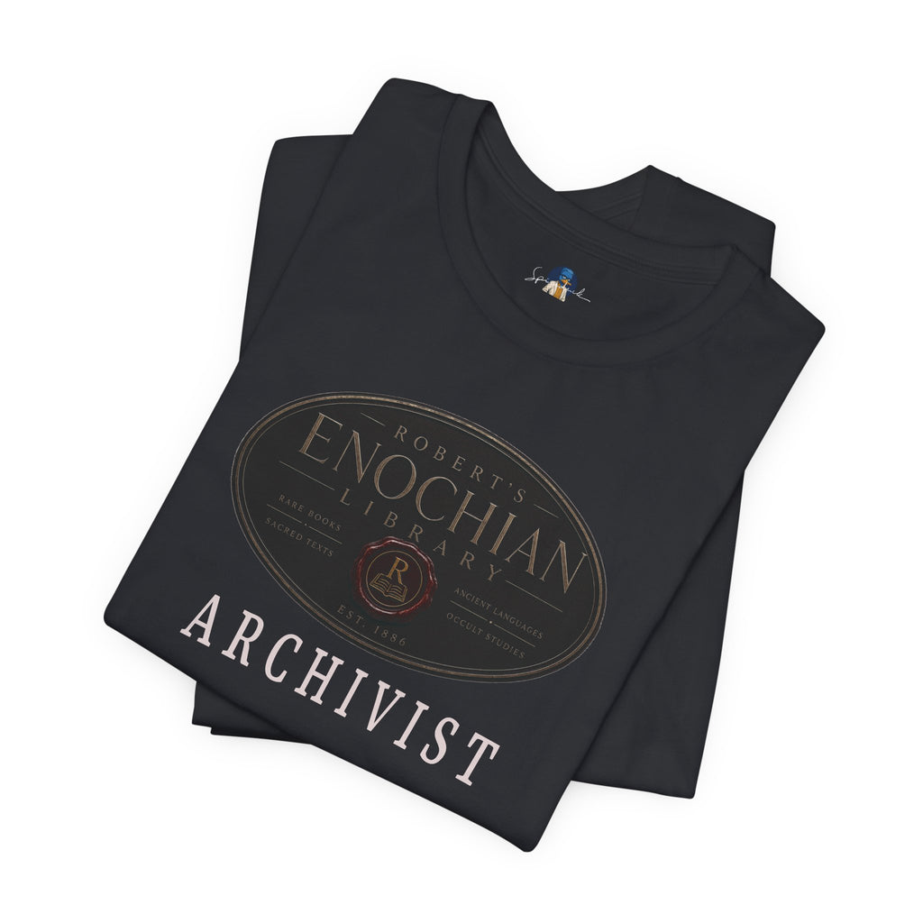 Robert’s Enochian Library | Classic Archivist Staff Tee