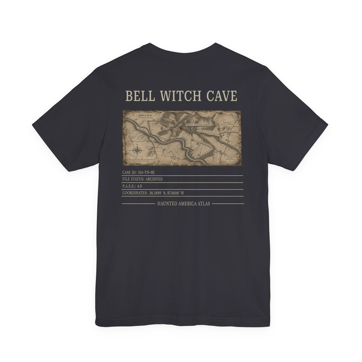 Bell Witch Cave Dossier Tee | Haunted America Edition A