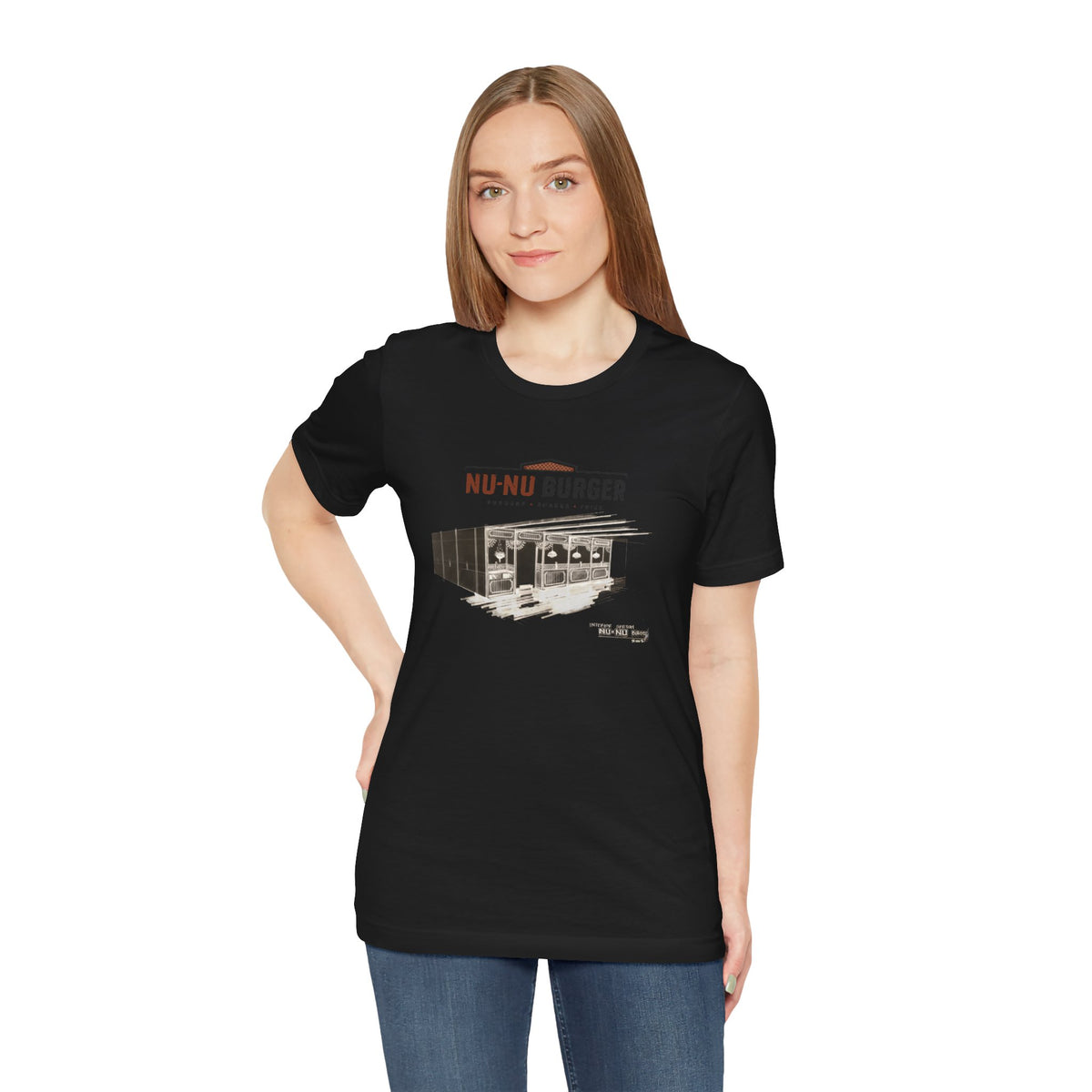 Nu-Nu Burger | Interior Architectural Draft Tee