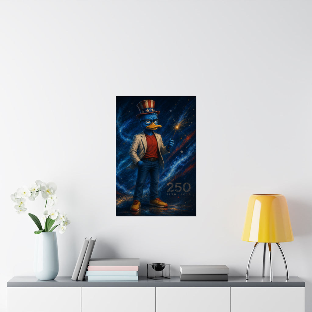 250 Years Forward - 1776–2026: Americana Anniversary Poster