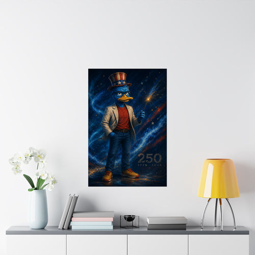 250 Years Forward - 1776–2026: Americana Anniversary Poster