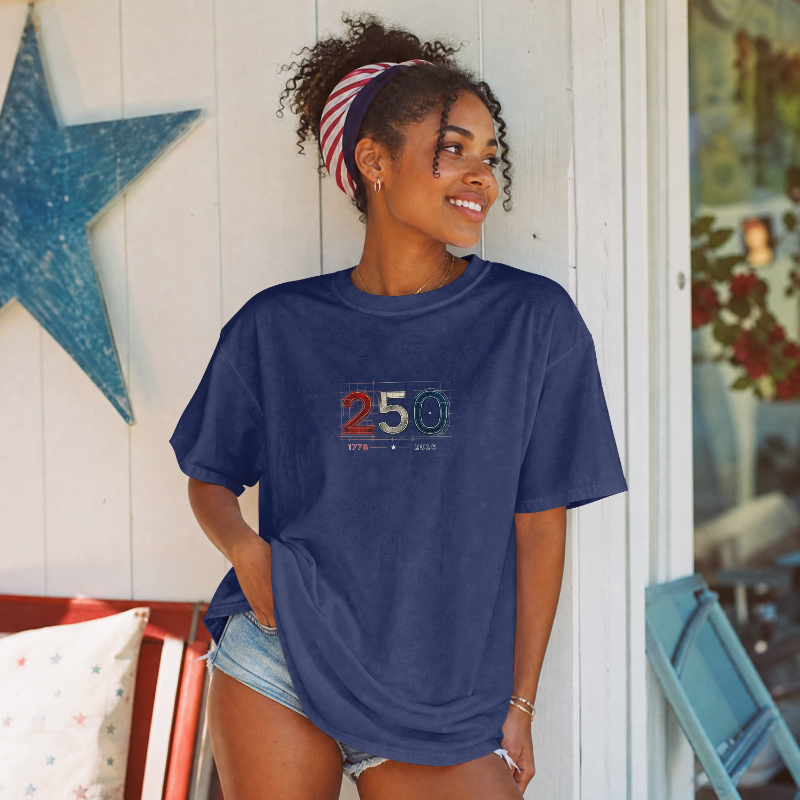 250 Blueprint Edition | America 1776–2026 Draft Edition Tee