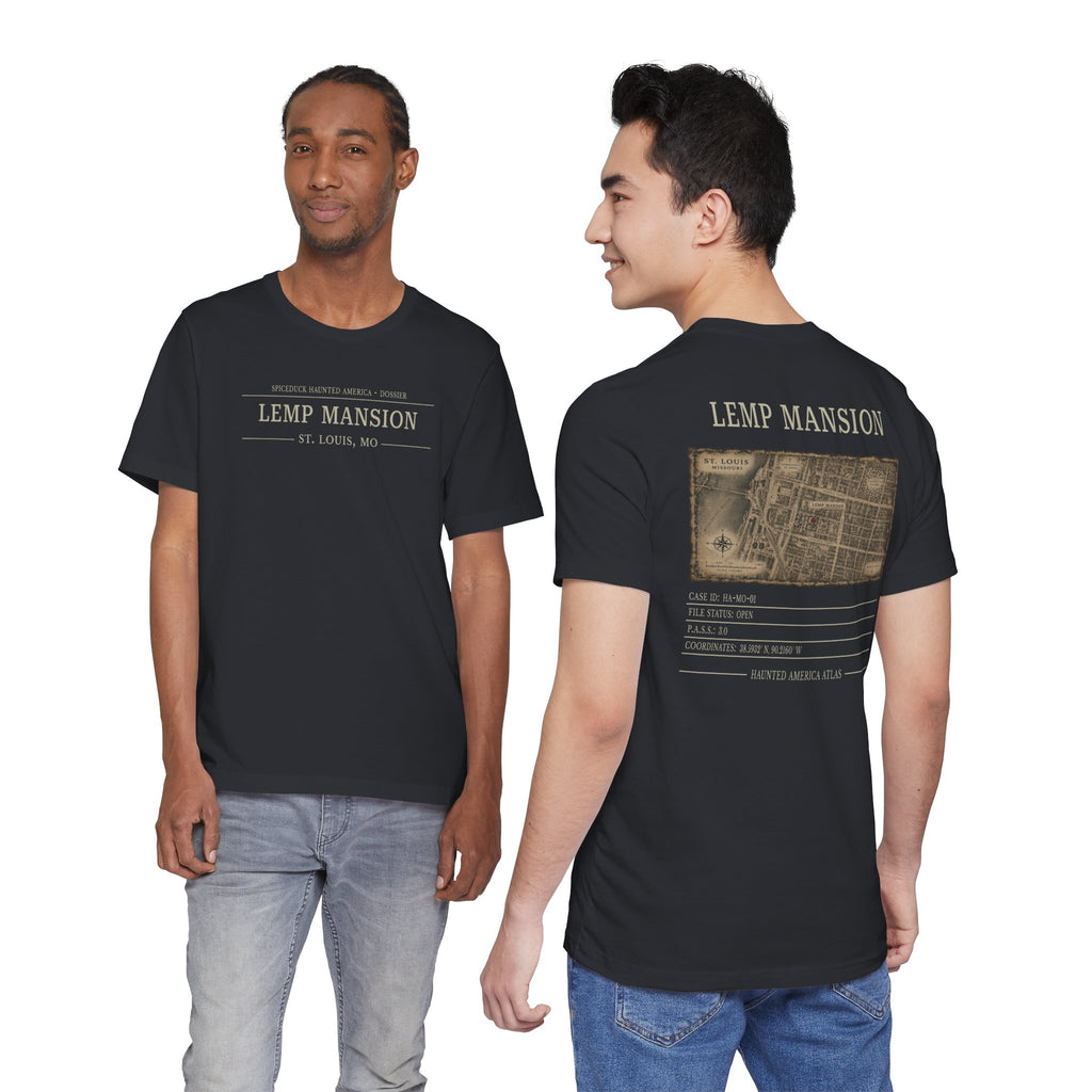 Lemp Mansion Dossier Tee | Haunted America Edition A
