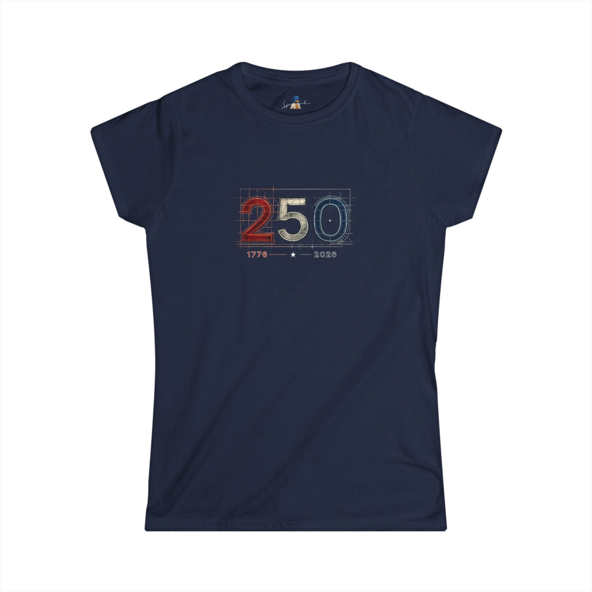 250 Blueprint Women's Edition | America 1776–2026 Heritage Blueprint Tee