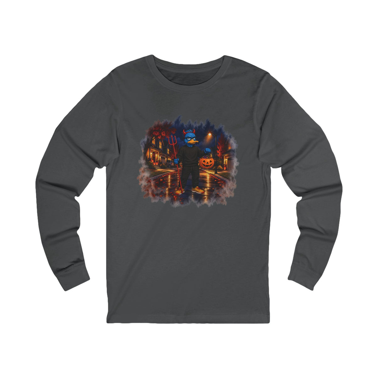 Spiceduck Halloween: Devil Costume Long Sleeve Tee