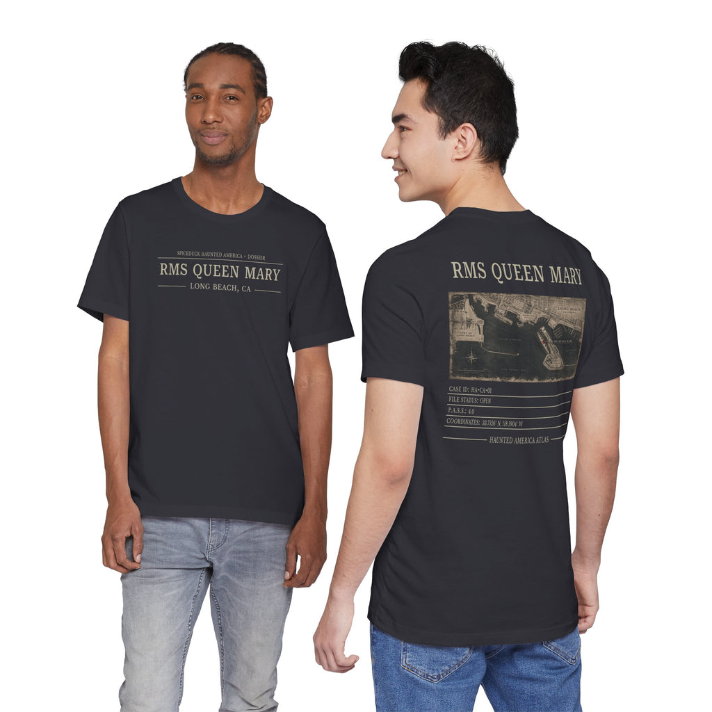 RMS Queen Mary Dossier Tee | Haunted America Edition A