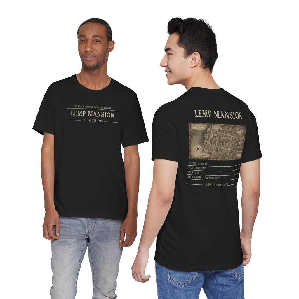 Lemp Mansion Dossier Tee | Haunted America Edition A