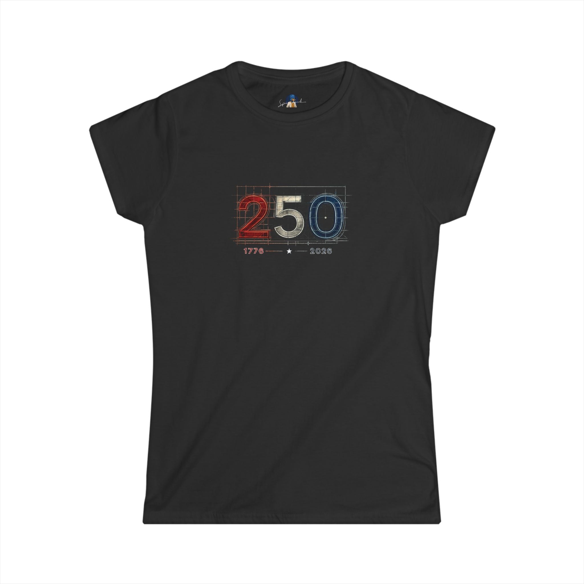 250 Blueprint Women's Edition | America 1776–2026 Heritage Blueprint Tee
