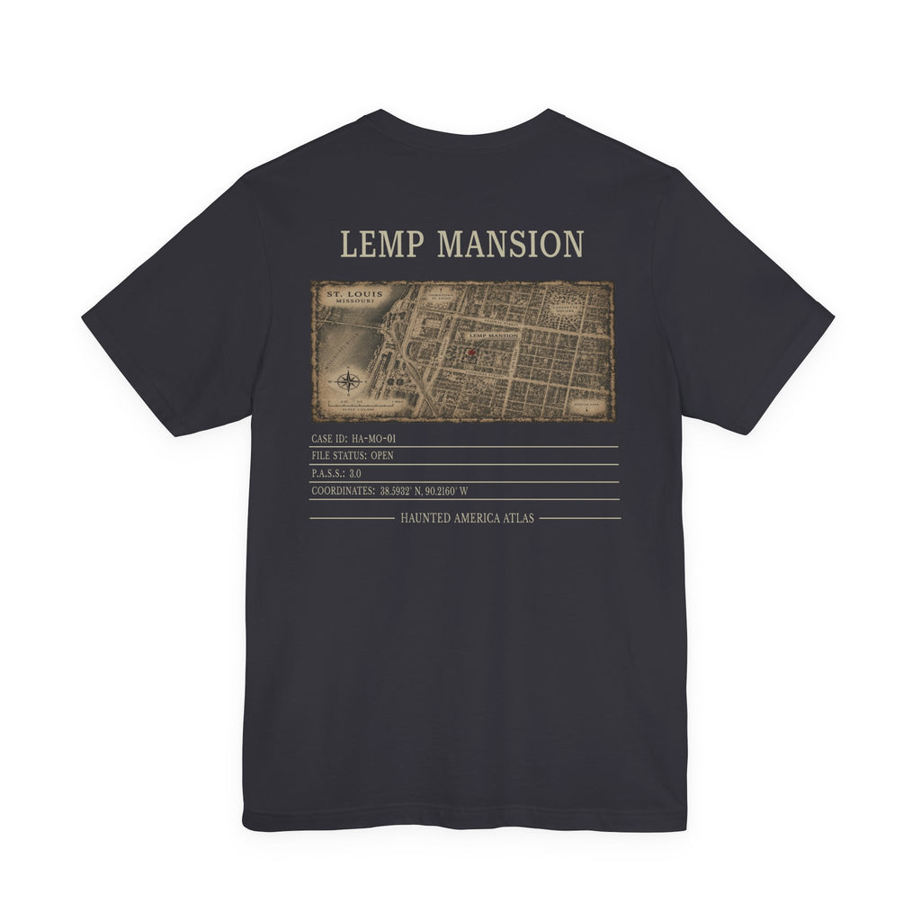 Lemp Mansion Dossier Tee | Haunted America Edition A