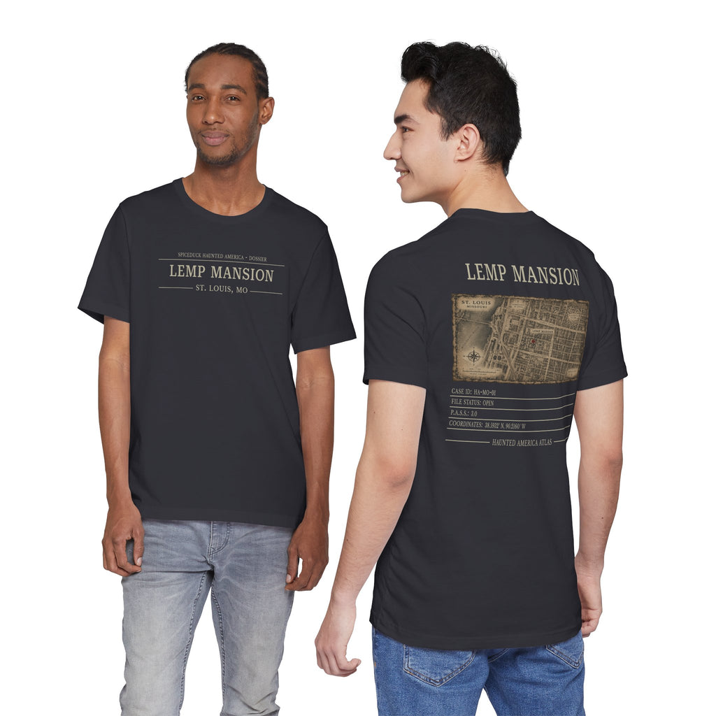 Lemp Mansion Dossier Tee | Haunted America Edition A
