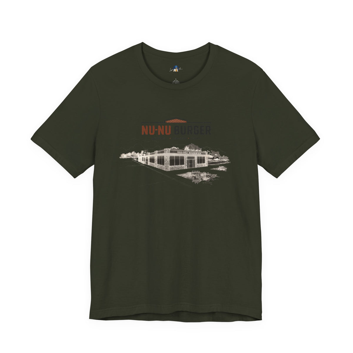 Nu-Nu Burger | Exterior Architectural Draft Tee