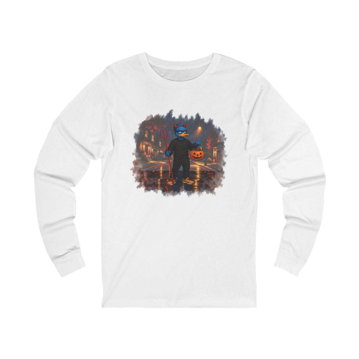 Spiceduck Halloween: Devil Costume Long Sleeve Tee