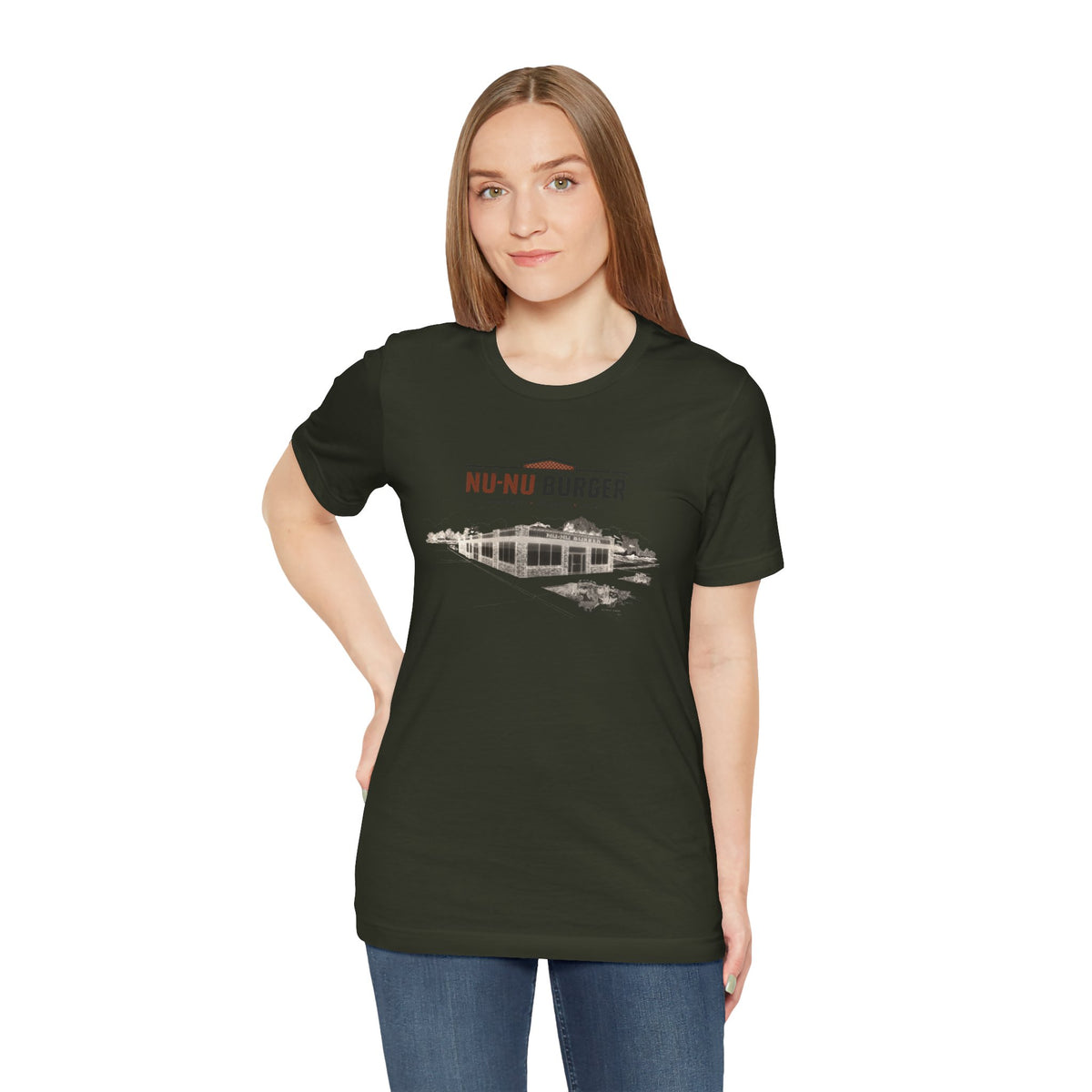 Nu-Nu Burger | Exterior Architectural Draft Tee