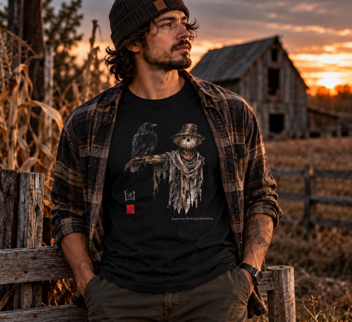 Avian Analysis: Crow & Scarecrow | Corvus brachyrhynchos