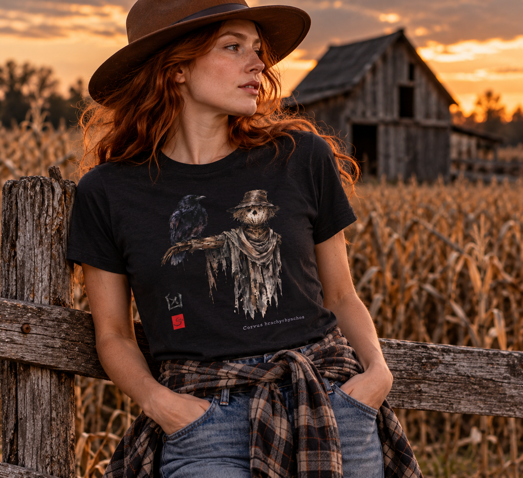 Avian Analysis: Crow & Scarecrow | Corvus brachyrhynchos