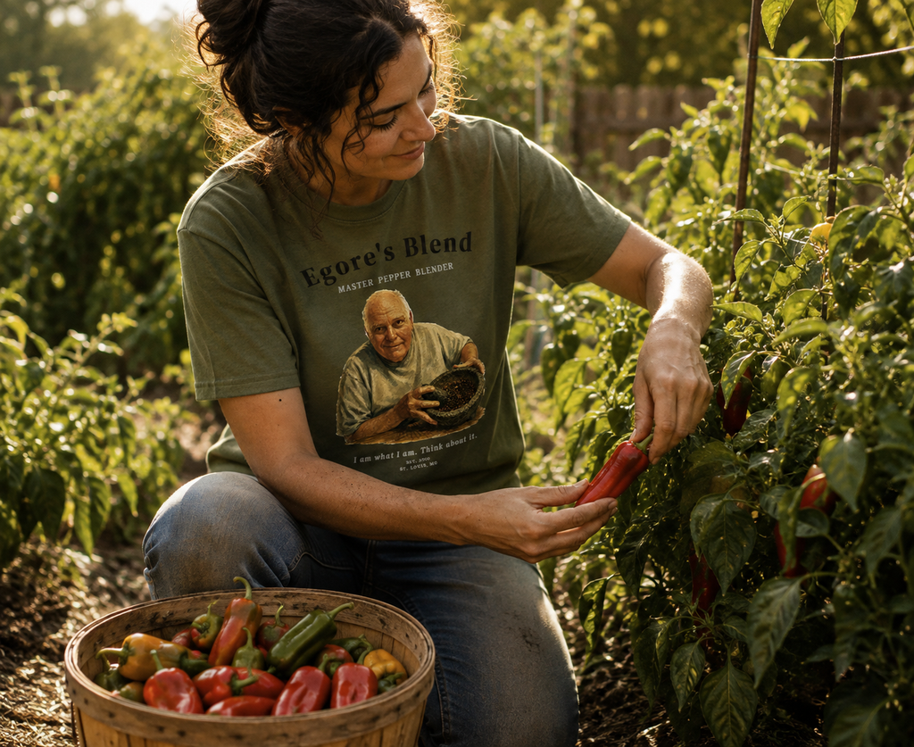 Egore’s Blend Founder Tee | Vintage Pepper Company Heritage Shirt