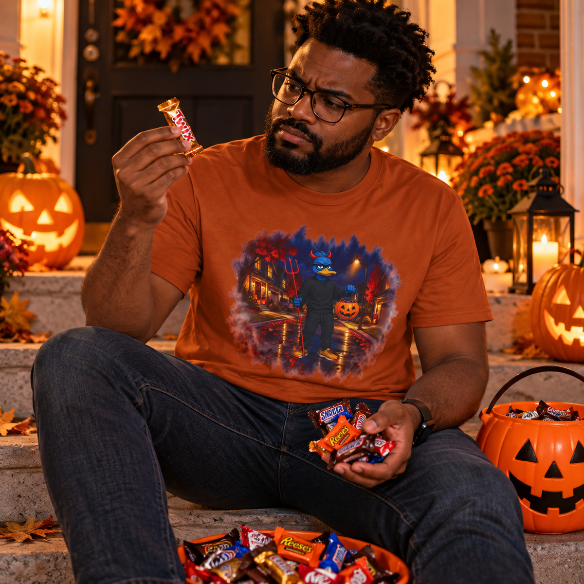 Spiceduck Halloween: Devil Costume Tee