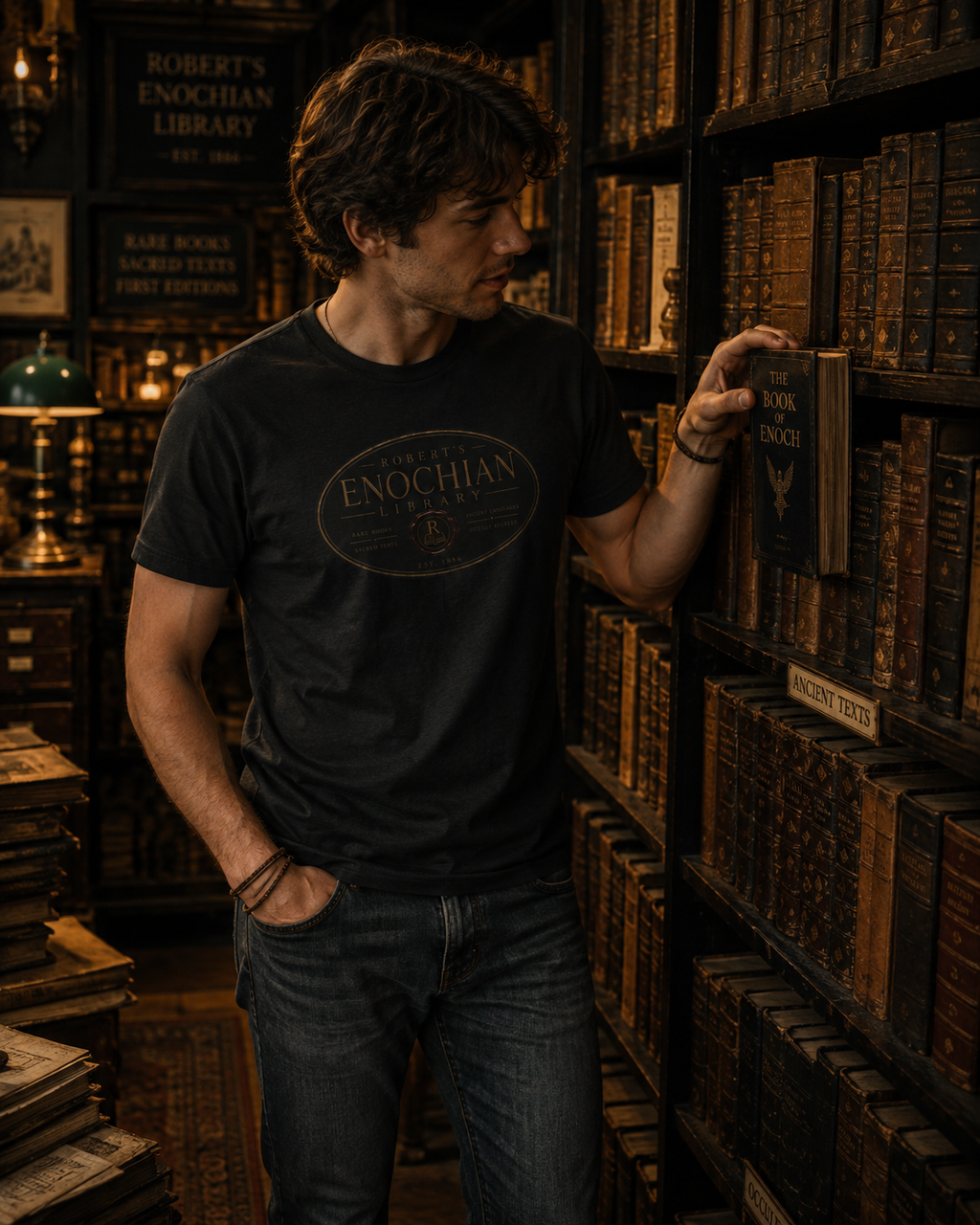 Robert’s Enochian Library | Classic Store Logo Tee