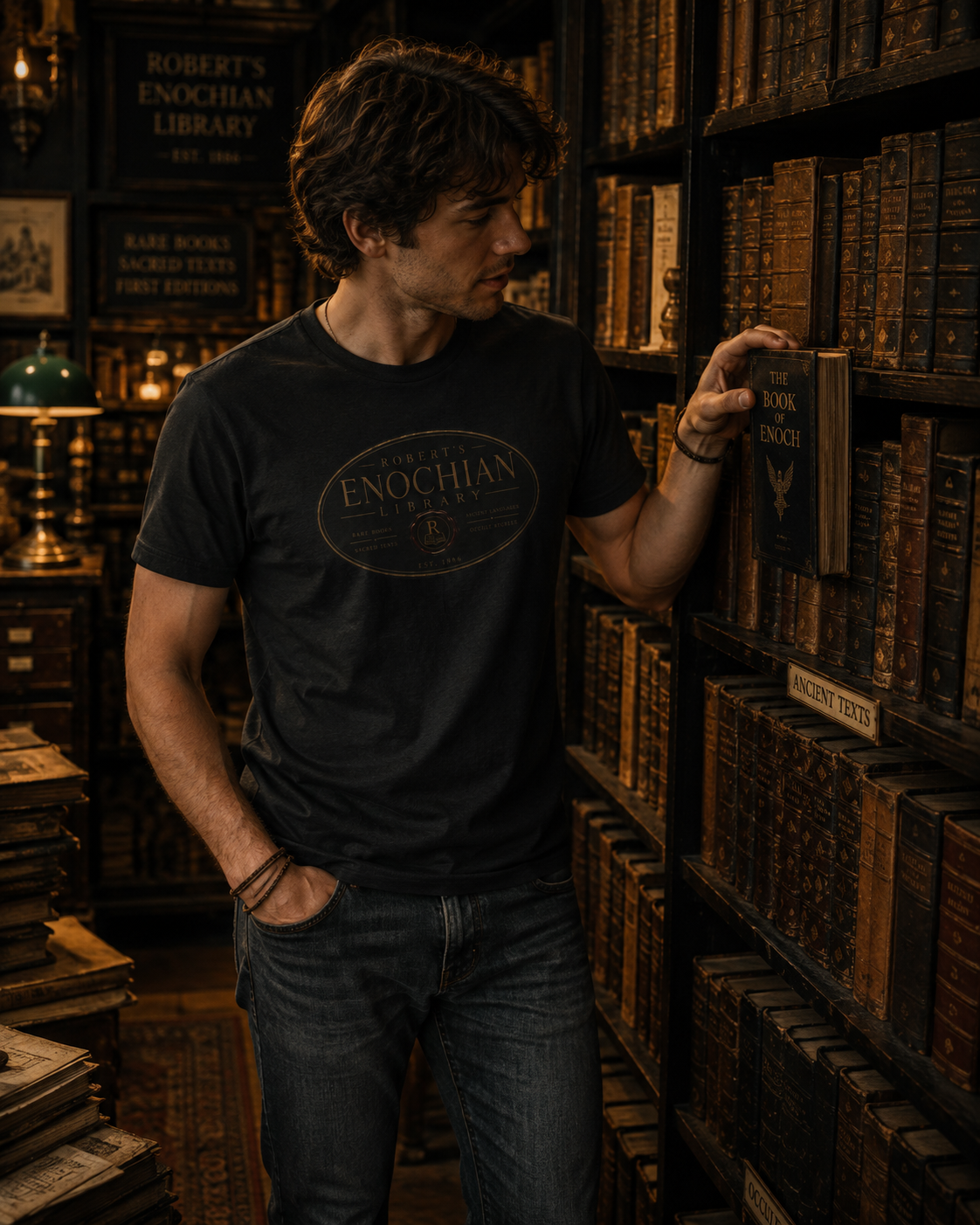 Robert’s Enochian Library | Classic Store Logo Tee