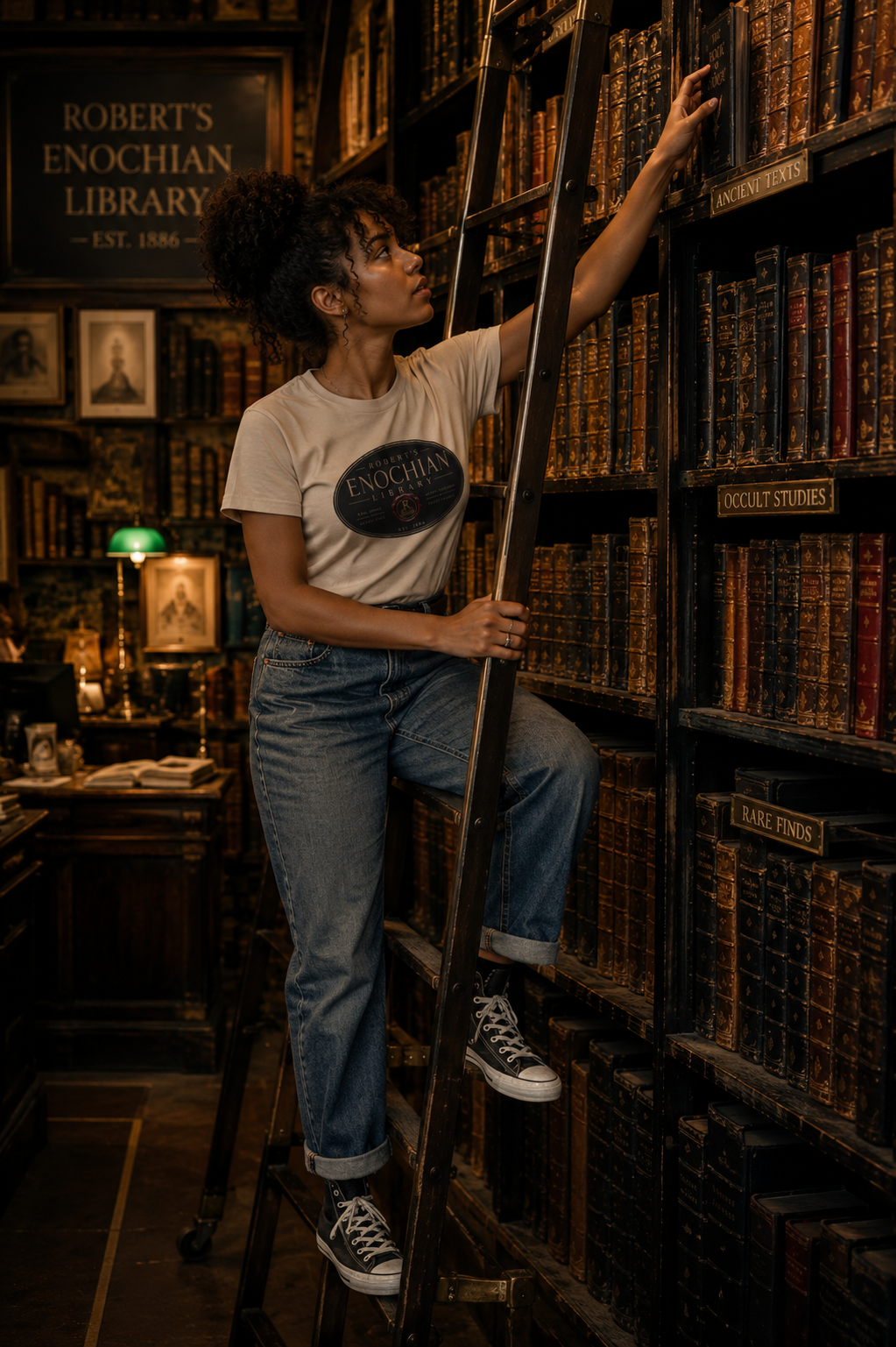 Robert’s Enochian Library | Classic Store Logo Tee