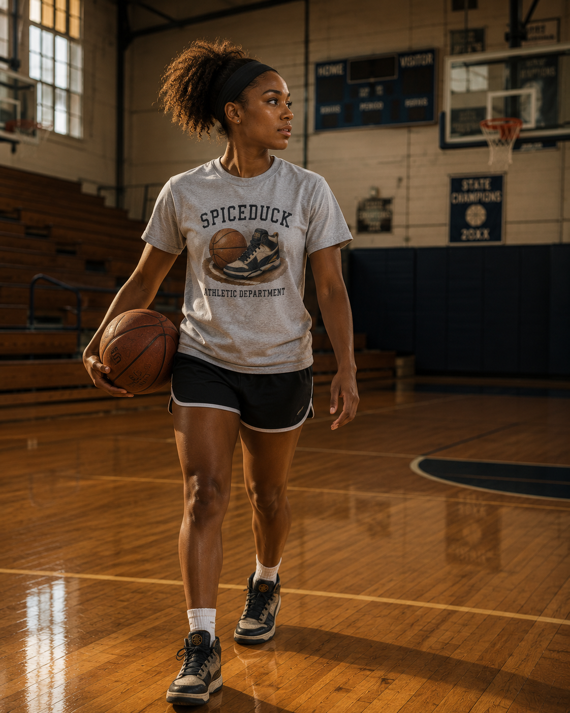 Spiceduck Athletic Department | Basketball Tee