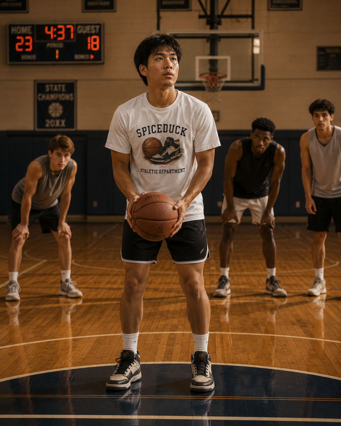Spiceduck Athletic Department | Basketball Tee