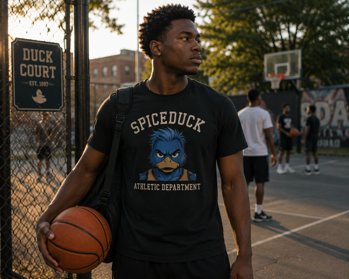 Spiceduck Athletic Department | Game Face Mascot Tee