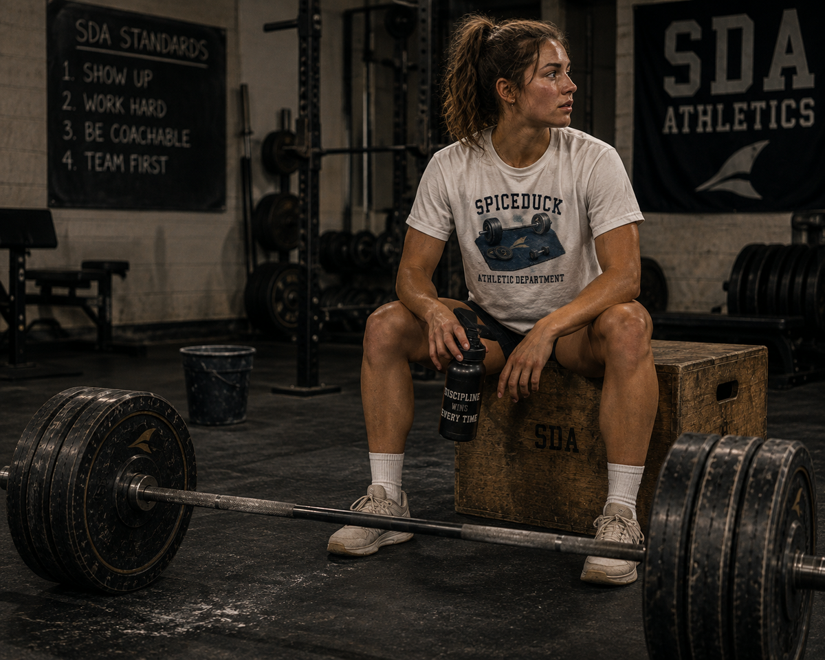 Spiceduck Athletic Department | Weightlifting Tee