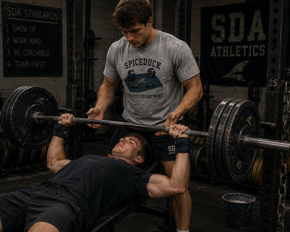 Spiceduck Athletic Department | Weightlifting Tee