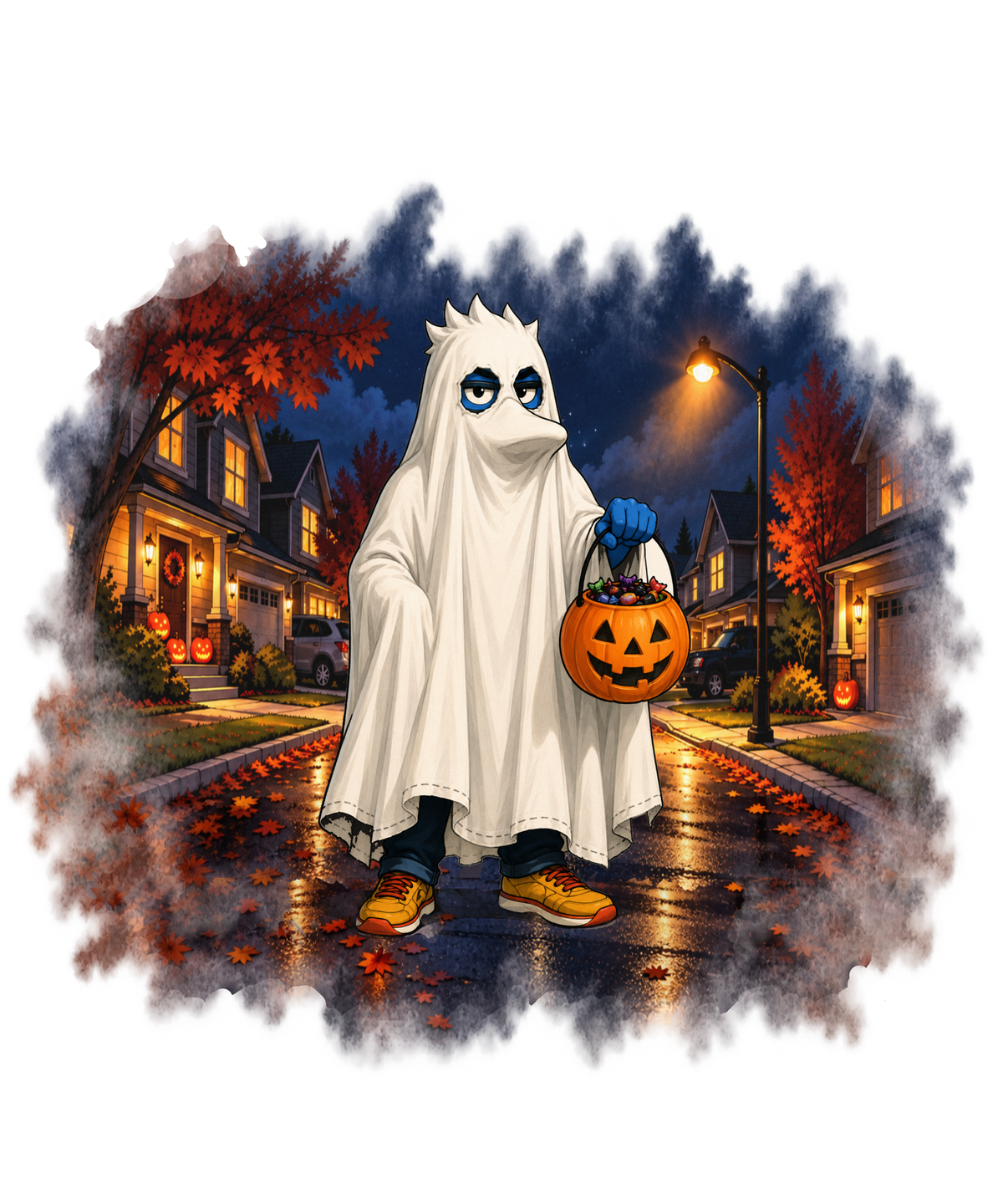 Spiceduck Halloween: Ghost Costume Tee